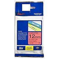 Brother P-touch TZe-431 (12mm x 8m) Black On Red Laminated Labelling Tape