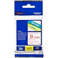 Brother P-Touch Tape 9mm Red/White TZE222