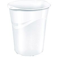 CEP Pro Gloss Office Waste Desk Bin White 14L CEP Pro Gloss Office Waste Desk Bin White 14L