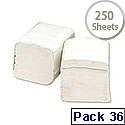 2Work Bulk Pack Dispenser Toilet Tissue White Recycled 250 Sheets Pk 36 T34434 2Work Bulk Pack Dispenser Toilet Tissue White Recycled 250 Sheets Pk 36 T34434