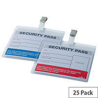 Durable Security Pass Holder Colour-Coded Pack of 25 999108004 Durable Security Pass Holder Colour-Coded Pack of 25 999108004