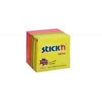 ValueX Extra Sticky Notes 76x76mm 90 Sheets Neon Colours (Pack 6) EH7648