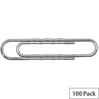 Essentials Paperclip Giant Wavy 73mm (Pack of 100)