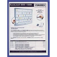 Franken Document Holder Magnetic Din A4 5-pieces Blue ITSA4M/5 03 Franken Document Holder Magnetic Din A4 5-pieces Blue ITSA4M/5 03