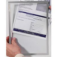 Franken Document Holder Magnetic Din A4 5-pieces Grey ITSA4M/5 12 Franken Document Holder Magnetic Din A4 5-pieces Grey ITSA4M/5 12