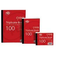 ValueX 105x130mm Triplicate Book Carbonless Ruled 1-100 Taped Cloth Binding 100 Sets (Pack 5)