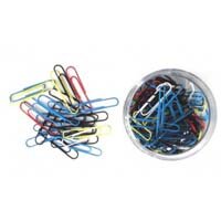 ValueX Paperclip Giant Plain 51mm Assorted Colours (Pack 25)