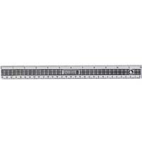 ValueX Plastic Shatter Resistant Ruler 30cm Clear