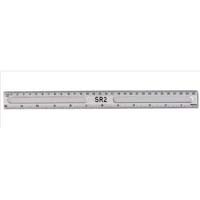 ValueX Plastic Ruler 30cm Clear (Pack 20)