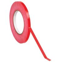 ValueX PVC Bag Neck Tape 9mmx66m Red (Pack 6)