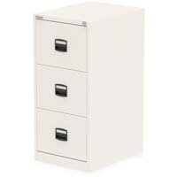 Qube by Bisley 3 Drawer Filing Chalk White BS0008