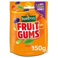 Rowntrees Fruit Gums Vegan Sweets Sharing Bag 150g (Pack 1) 12505754