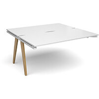 Fuze Boardroom Table Add On Unit White W1600 x D 2x800mm