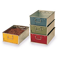 Galvanised Tote Pan 455x305x150mm Metallic Grey 317164