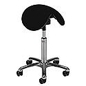 Dalton Easymek Seat Saddle Stool With Easy Clean Black 3D Runner Seat Upholstery H570 - 760mm Dalton Easymek Seat Saddle Stool With Easy Clean Black 3D Runner Seat Upholstery H570 - 760mm