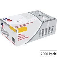 Disposable Powder Free Nitrile Examination Gloves White Small Pk 10x200 Handsafe GN92 Disposable Powder Free Nitrile Examination Gloves White Small Pk 10x200 Handsafe GN92