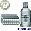 Harrogate Sparkling Water Plastic 330ml Bottle Silver Label Pack of 30 Harrogate Sparkling Water Plastic 330ml Bottle Silver Label Pack of 30