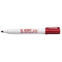 ValueX Whiteboard Marker Bullet Tip 2mm Line Red (Pack 10)