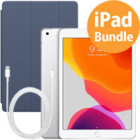 Apple 10.2-inch iPad 32GB Bundle (Protective Cover + USB-C to Lightning Cable Included) Apple 10.2-inch iPad 32GB Bundle (Protective Cover + USB-C to Lightning Cable Included)
