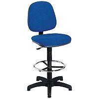 Jemini Medium Back Draughtsman Chair Blue KF838252