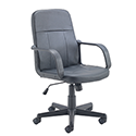 Jemini Trent Budget Black Leather-Look Executive Chair KF73635 Jemini Trent Budget Black Leather-Look Executive Chair KF73635