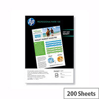 HP A4 White Professional Matte Inkjet Printer Paper 120gsm (Pack of 200) HP A4 White Professional Matte Inkjet Printer Paper 120gsm (Pack of 200)