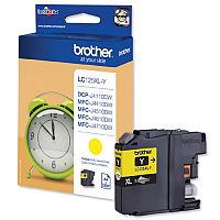 Brother LC125XLY Yellow High Yield Inkjet Cartridge - Brother LC 125 XL