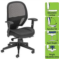 Influx Amaze Task Operator Office Chair Mesh Black - perfect for office or home office use - meets BS7176 Medium Hazard standard and comes with 5 years warranty Influx Amaze Task Operator Office Chair Mesh Black - perfect for office or home office use - meets BS7176 Medium Hazard standard and comes with 5 years warranty