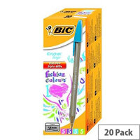 Bic Cristal Fun Assorted Ball Pen Pack 20 895793 Bic Cristal Fun Assorted Ball Pen Pack 20 895793