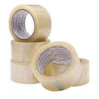 Q-Connect Polypropylene Packaging Tape 50mm x 66m Clear Pack of 6 KF01791 Q-Connect Polypropylene Packaging Tape 50mm x 66m Clear Pack of 6 KF01791