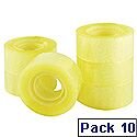 Q-Connect Clear Easy Tear Polypropylene Tape 24mm x 33m Pack of 6 KF27014 Q-Connect Clear Easy Tear Polypropylene Tape 24mm x 33m Pack of 6 KF27014
