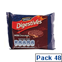 McVities Chocolate Digestive Biscuits Twin Pack of 48 A07384 McVities Chocolate Digestive Biscuits Twin Pack of 48 A07384
