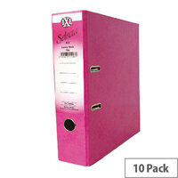 Concord A4 File 70mm Pink IXL Lever Arch Pack of 10 162242 Concord A4 File 70mm Pink IXL Lever Arch Pack of 10 162242