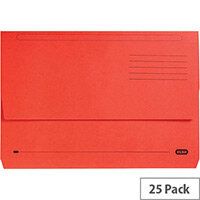 Premium Document Wallet Foolscap Red Pack 25 Elba Premium Document Wallet Foolscap Red Pack 25 Elba