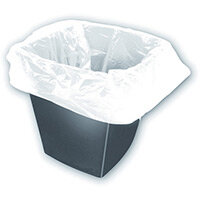 White Square Bin Liners 30 Litres Pack of 1000 KF73380