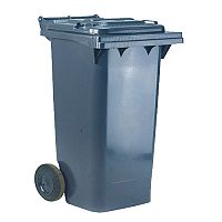 Wheelie Bin 120 Litre 2 Wheel Grey
