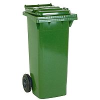 Wheelie Bin 140 Litre 2-Wheel Green