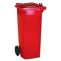 Wheelie Bin 240 Litre 2-Wheel Red 124526