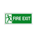 Safety Sign Fire Exit Running Man Left 150x300mm Self-Adhesive Vinyl Safety Sign Fire Exit Running Man Left 150x300mm Self-Adhesive Vinyl