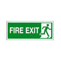 Safety Sign Fire Exit Running Man Right 150x300mm Self-Adhesive Safety Sign Fire Exit Running Man Right 150x300mm Self-Adhesive