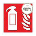Safety Sign Fire Extinguisher Symbol 100x100mm Self-Adhesive Vinyl Safety Sign Fire Extinguisher Symbol 100x100mm Self-Adhesive Vinyl