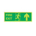 Safety Sign Niteglo Glow In The Dark Fire Exit Running Man Arrow Up 150x450mm Self-Adhesive Safety Sign Niteglo Glow In The Dark Fire Exit Running Man Arrow Up 150x450mm Self-Adhesive