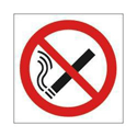 Safety Sign No Smoking Symbol 100x100mm Self-Adhesive Pack of 5 KP01N/S Safety Sign No Smoking Symbol 100x100mm Self-Adhesive Pack of 5 KP01N/S