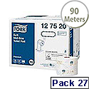 Tork Soft Mid Size Dispenser Toilet Rolls 90m White Pack of 27 127520 Tork Soft Mid Size Dispenser Toilet Rolls 90m White Pack of 27 127520
