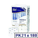 Tork Xpress Soft Multifold Hand Paper Towel 180 Sheets Pack of 21 (3780 Towels) 120289 Tork Xpress Soft Multifold Hand Paper Towel 180 Sheets Pack of 21 (3780 Towels) 120289