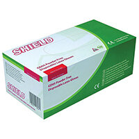 Disposable Powder Free Latex Gloves Clear XS Pk10x100 Shield GD05 Disposable Powder Free Latex Gloves Clear XS Pk10x100 Shield GD05