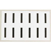 Adhesive Label Bin Sticker Letter I HxW 38x21mm Black Text On White