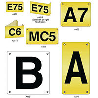 Aisle Markers White 160 X 95mm