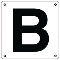 Aisle Markers White 600 x 600mm