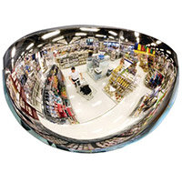 Half Hemispherical Mirror Dia 620mm 3-5 Viewing Distance Half Hemispherical Mirror Dia 620mm 3-5 Viewing Distance